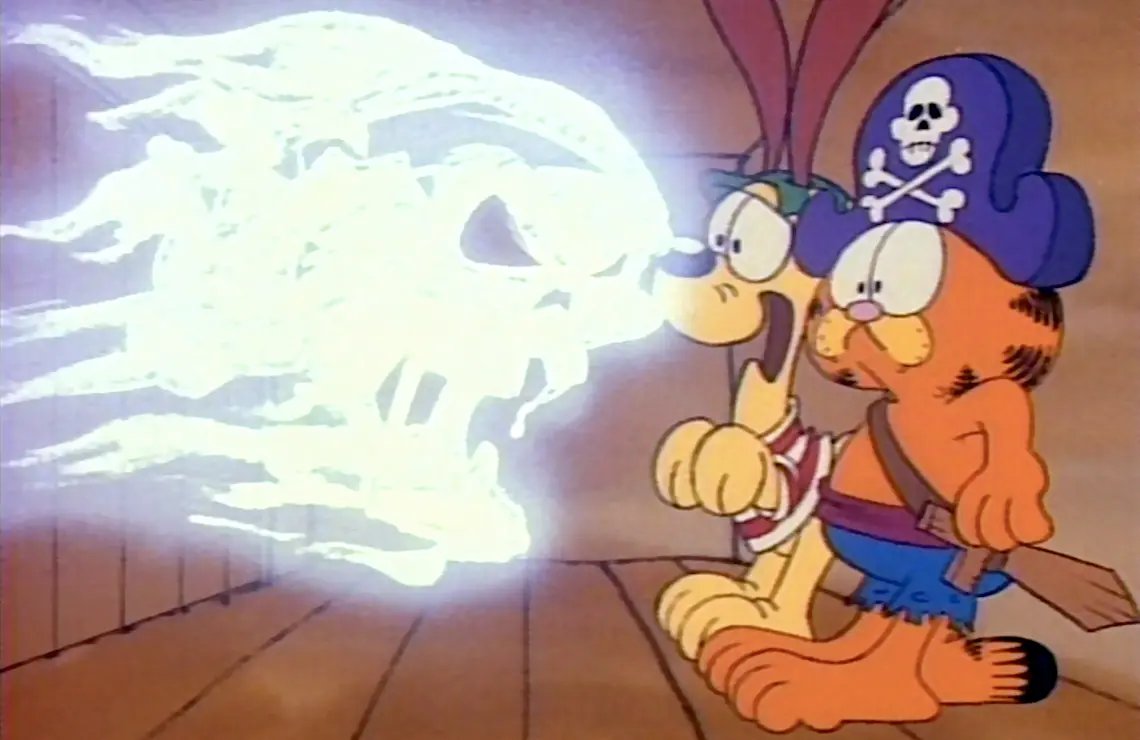 On October 30, 1985, Garfield's Halloween Adventure premiered on television. #Garfield #Odie #GarfieldsHalloweenAdventure #JimDavis #LorenzoMusic
#ThomHuge #GreggBerger
#CLindsayWorkman #DesiréeGoyette