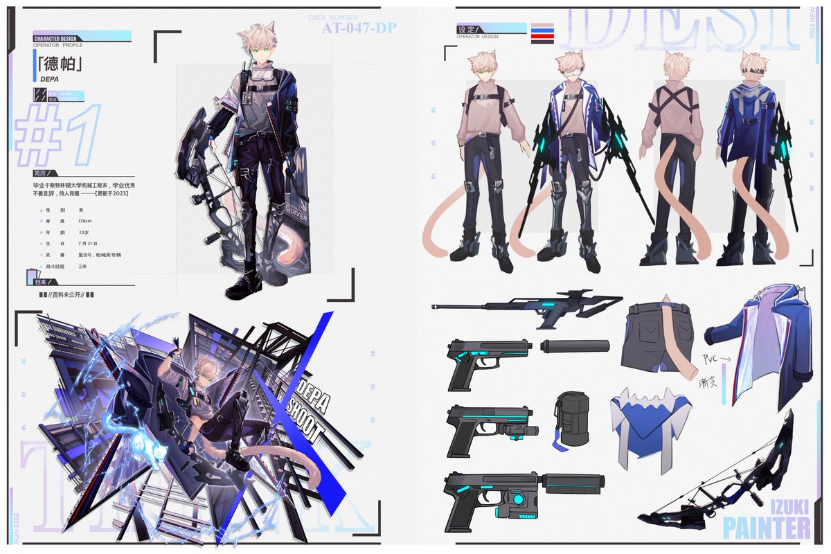 补充下德帕的设定
顺便改了下英文署名，以后叫IZUKI