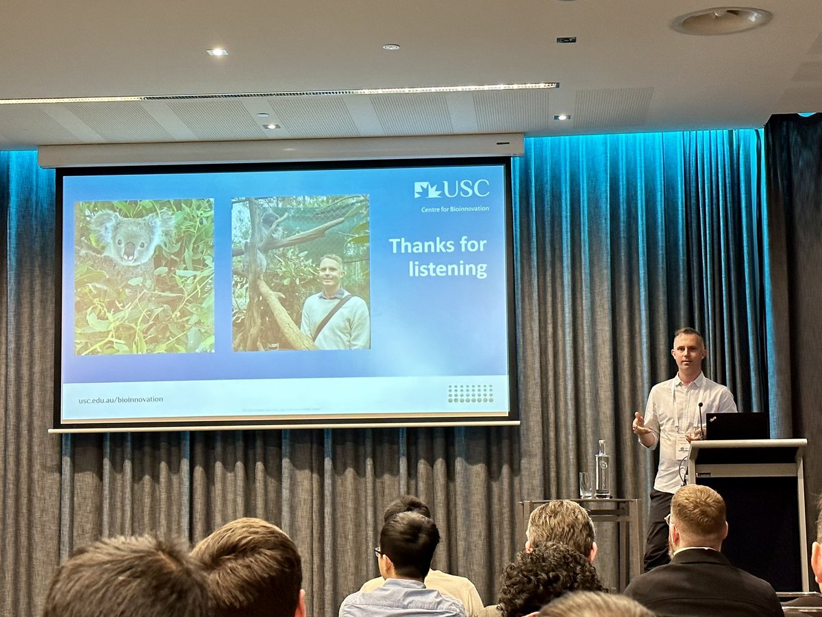 Great to see the (successful) efforts of microbiologists to generate a vaccination programme to protect Koalas from Chlaymdial disease that threatens wild populations. Great talk and work by Sam Phillips. <a href="/AUSSOCMIC/">ASM</a> #2023asm. <a href="/Sam_Phillips_83/">Samuel Phillips</a>
