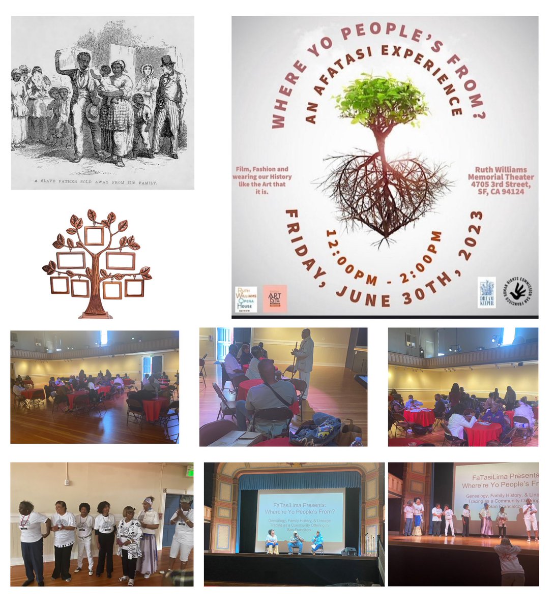 Sending a shout out to #cjeccoalition partner member <a href="/ARCCBayArea/">ARCC Bay Area</a> and the team in San Francisco for hosting the 'Where Yo People's From?' Lineage Genealogy event last weekend to get our people ready for Lineage-based #Reparations! <a href="/afatasiaxe/">A.T.A.</a> <a href="/JWilliaJustice/">J.Williams</a> <a href="/cjecofficial/">Coalition For A Just & Equitable California</a>