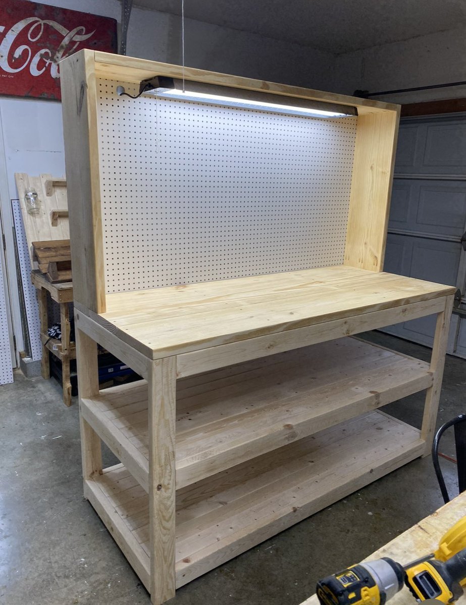 tamdrwoodworks's tweet photo. One of our #workbenches #work #light #handmade #furituremade #happy #smile #be #man #wood #smile #allin #troutfishing #fishing  #goat #tn #clarksvilletennessee #nashvillelife #pleasantviewtennessee #nashvillewood #springfieldtennessee #nashvilletn #nashvilletennessee #handmade https://t.co/4D1LtaRUPU
