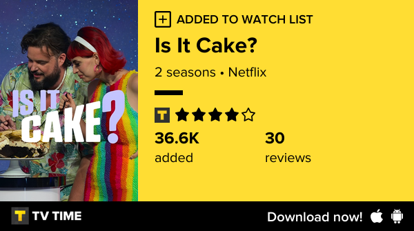 CycloneIron's tweet image. I've just started following Is It Cake? tvtime.com/r/2SAoY #tvtime