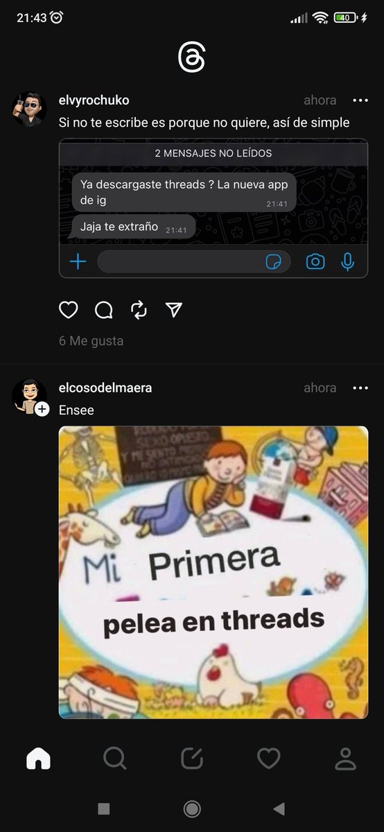 manucardenas2's tweet photo. Twitter salió del grupo 😪 https://t.co/i7sKxuPGMX
