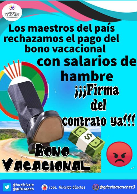 grisisanch's tweet photo. El #BonoVacacional 2023 se cancelará sin ajuste salarial desde hace 16 meses, devaluando en divisa su valor anul en más de un 88%

En 2022, logramos que se rectificara al salario vigente de #15Mar, pero el instructivo Onapre lo redujo de manera sustanciosa

#ContratoColectivoYa https://t.co/V0RG0kN4mi