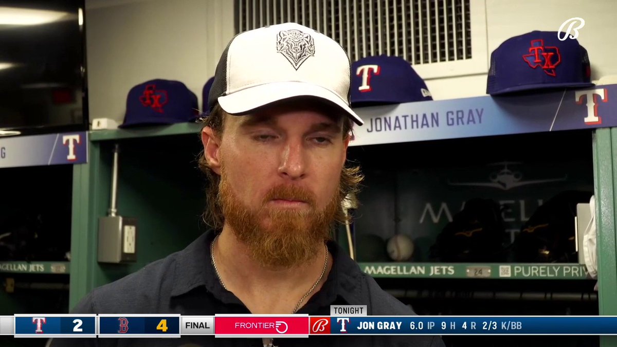 Rangers at Red Sox / Twitter