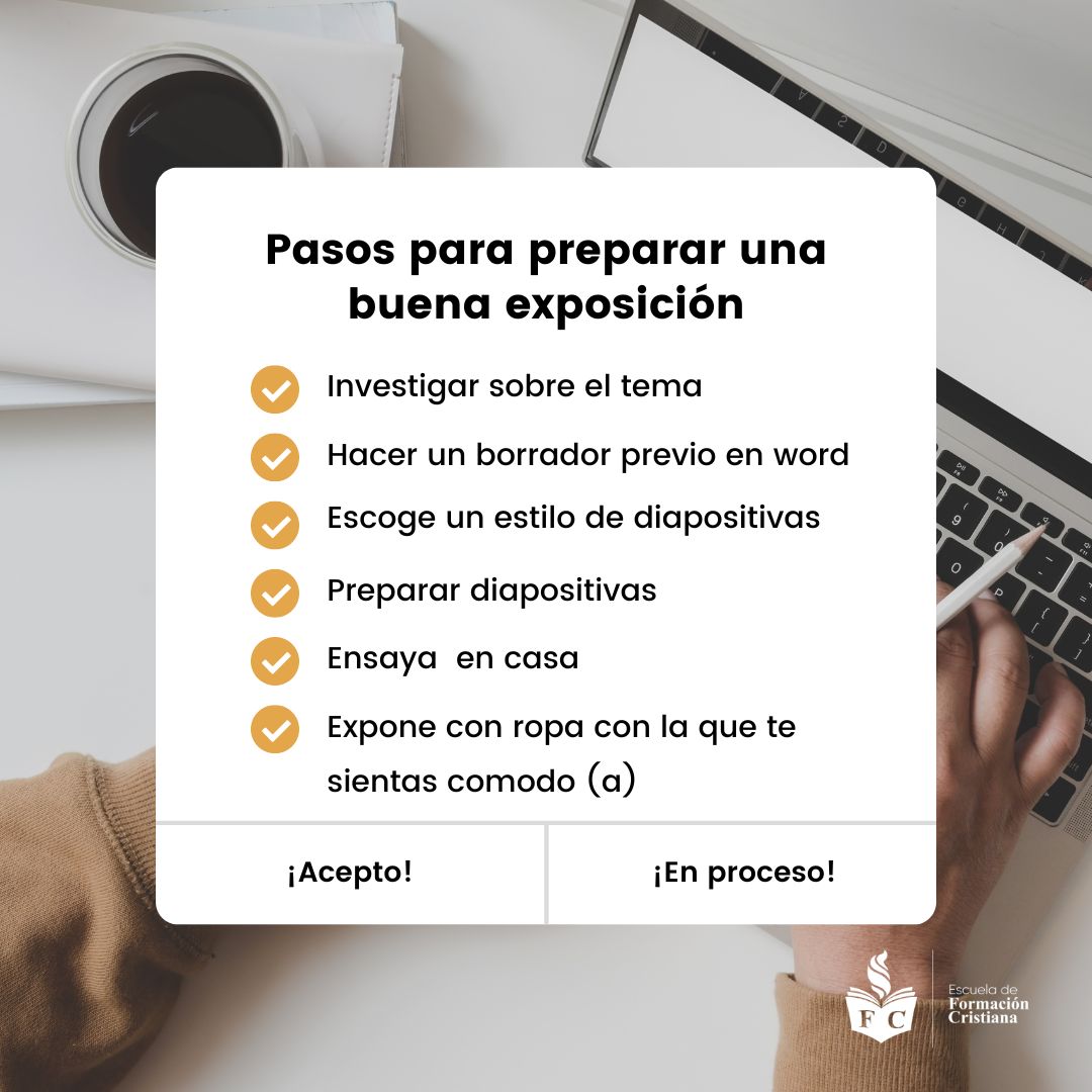 📢 ¿Tienes programada una exposición para tu escuela o trabajo? 
Les compartimos una sencilla lista exposición.
Bendiciones, hermanos. 😊

#exposicion #consejos #conejosparaexponer #educacion #EFC