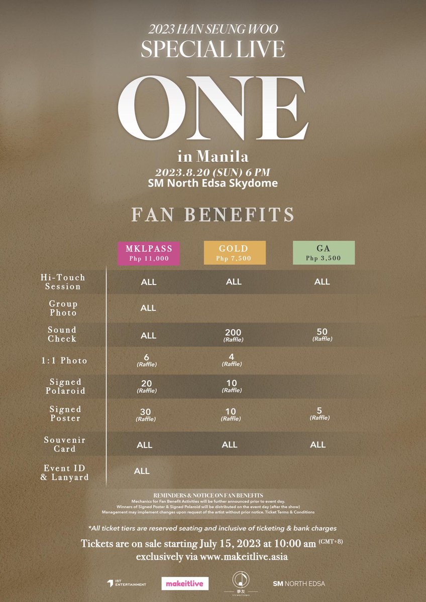 HanSeungwooPH2's tweet photo. Hello Filipino HAN_As! The long wait is over!

Makeitlive is bringing in Han Seung Woo to Manila with his First Asia Tour titled "2023 HAN SEUNG WOO SPECIAL LIVE ONE in MANILA" at SM North EDSA SkyDome on August 20, 2023.

#HANSEUNGWOO #ONE #HanSeungWooinMNL https://t.co/DHvO0cjWsE
