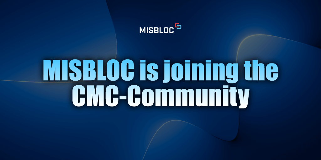 misbloc's tweet photo. Dear MISBLOC Community! 

We're so excited to share this news with you. We're joining the CMC-Community, so you'll be hearing from us there as well!

#CoinMarketCap https://t.co/KXHZ8Kzy38