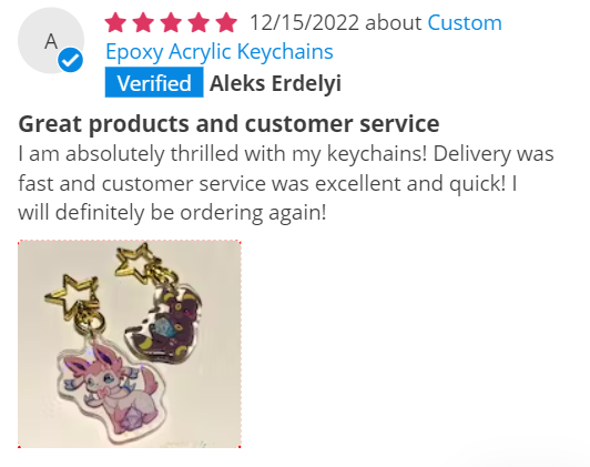 pdodokeychains's tweet image. 🍧Featured Reviews &amp;amp; Lucky Draw(4)🍧

🐾The following reviews are Selected as Featured Reviews
🐾Reviewers will each get a 💲50 coupon!(available for over $100)

Come claim your own review!
💚DM us for the coupon!💚

#pdodo #art #keychain #luckdraw #acrylic