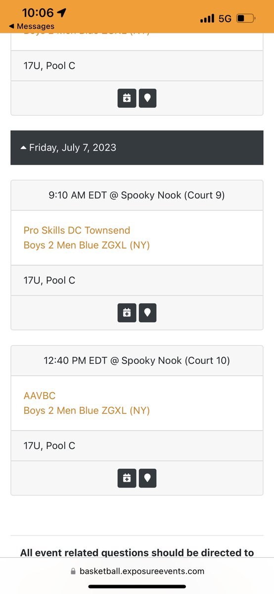 giogandolfi's tweet photo. Here is my schedule for the zgxl finale @LIB2MBBALL @dchool11 @ZeroGravityXL https://t.co/kzkEPVdmt3