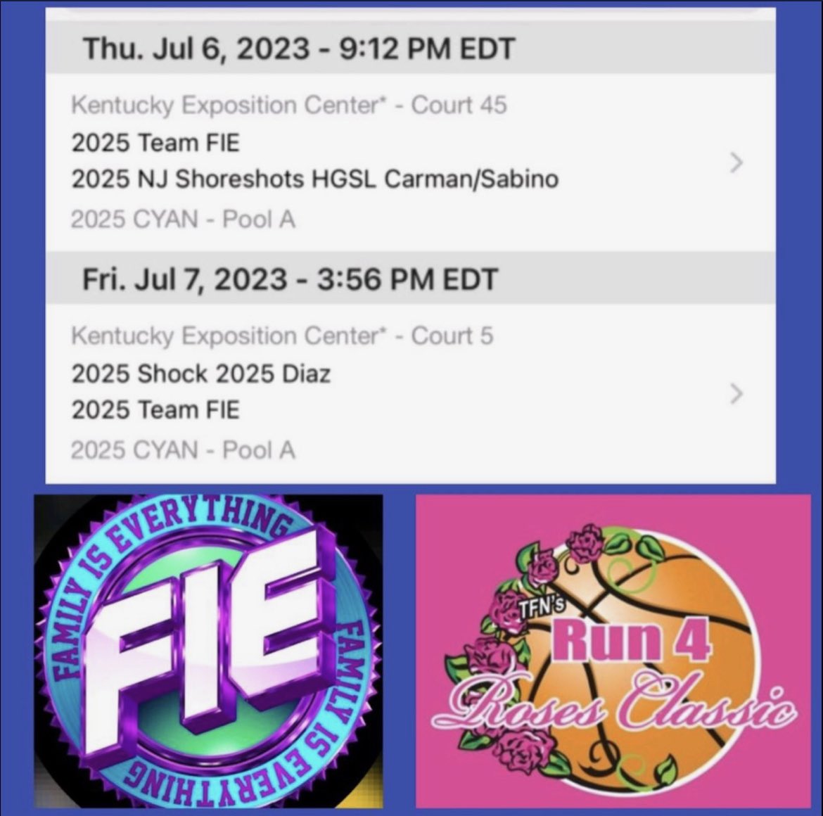 aivilooil's tweet photo. Can’t wait to see you there! #aau #basketball #ballislife @Dragon_Slim10 @615Fie @1CoachMoore https://t.co/cZP0vvfHsl