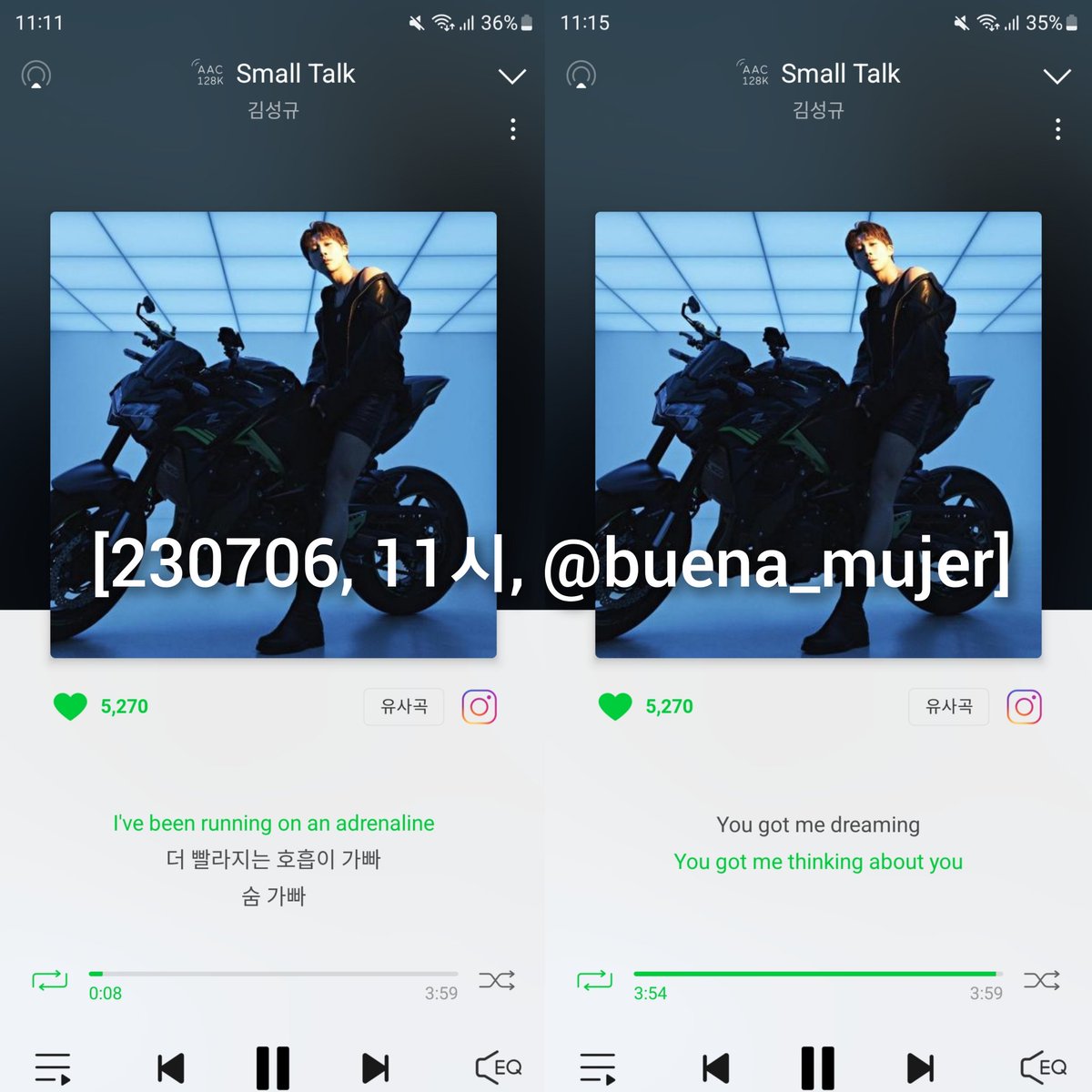 buenabuenobien's tweet photo. @KSK_official #SmallTalk_Streaming 
[230706, 11시, @buena_mujer, 162회차] https://t.co/zHGh5ndcrR