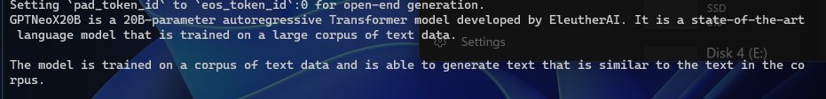 neiljdev's tweet image. Running gpt-neox ⁦@AiEleuther⁩ on the cpu through a transformed sparse quantized, spqr, model! ⁦@BlancheMinerva⁩ .