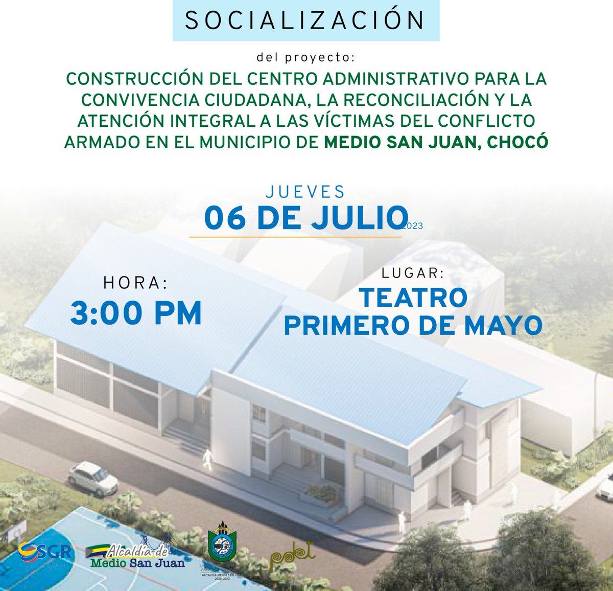 AlcaldiaMsj's tweet photo. socialización del proyecto “Construcción del Centro Administrativo para la Convivencia Ciudadana
https://t.co/xQQwIDa1dl https://t.co/RlVfLCiYvB