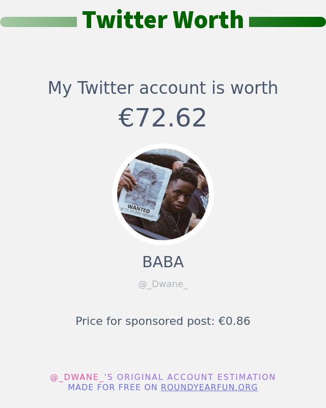 Mon twitter vaut: €72.62

➡️ funtwitter.games/twitterworth?l…