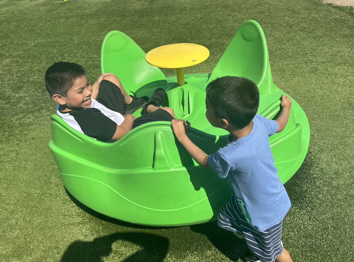 All smiles on the playground today! We 💚 ESY! #ESY2023