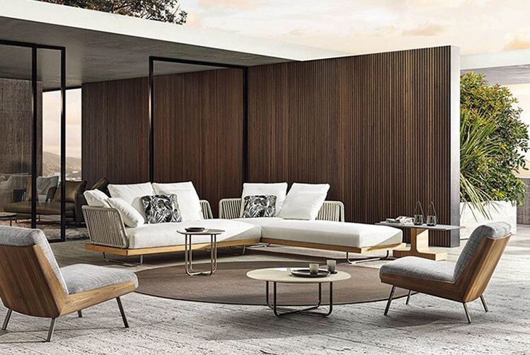 Create a cozy corner in your garden with our selection of lounge chairs and outdoor sofas. #gardenretreat #relaxationstation