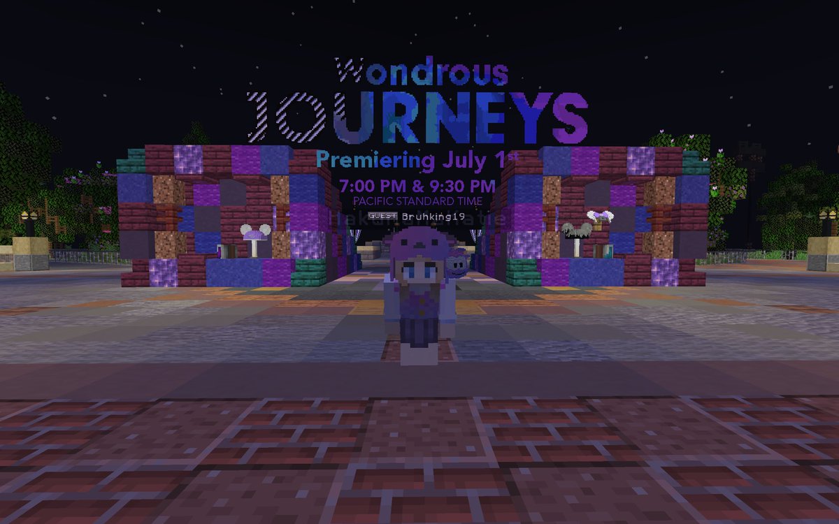 HakunaMaKatieMC's tweet image. Have you checked out our new show Wondrous Journeys yet?! 

Join Mc.ImagineFun.Net on Java version 1.19+ to view our next showing! You won’t regret it! 💕

#minecraft #disneyland #wondrous #WondrousJourneys