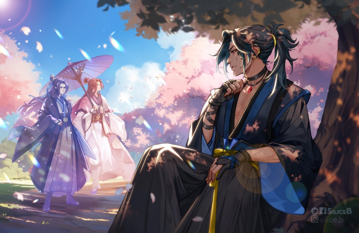 A piece I have been working for a #MXTX  2024 calendar we are preparing to lauch in a campaign ina few weeks!
#MXTXCalendar2024 #xueyang #XiaoXingChen #songlan #MDZS