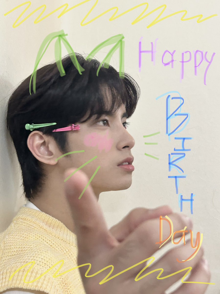 HORI7ON_twt's tweet photo. [🐼] Happy birthday kyler🎉 hehe

#HORI7ON #호라이즌 #REYSTER #레이스터 https://t.co/yIkVAFHx7Y