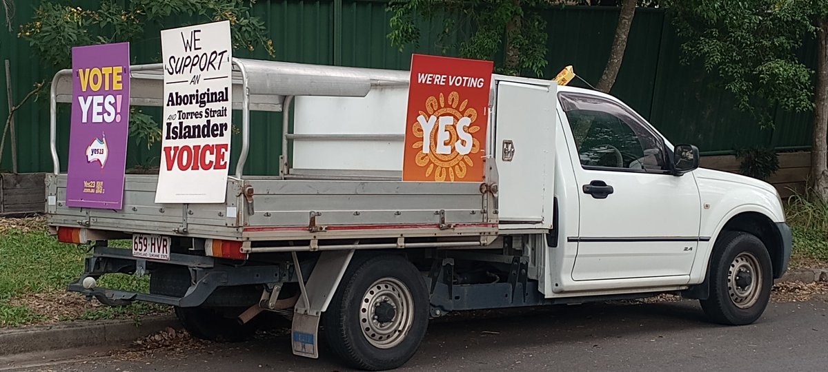 des_soares's tweet photo. It's time to speak up. #Yes23  Talk to your friends and neighbours so we can build a better Australia. https://t.co/lS9ZGrZdSU