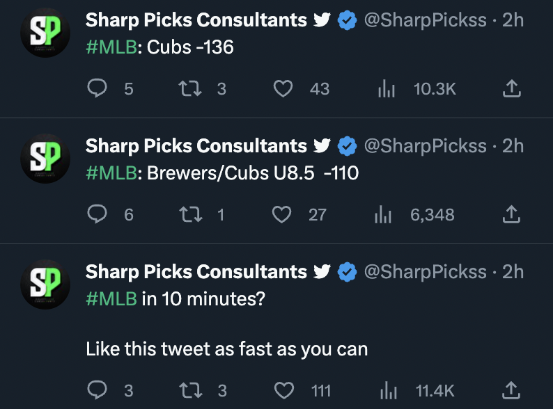 Sharp Picks Consultants tweet media