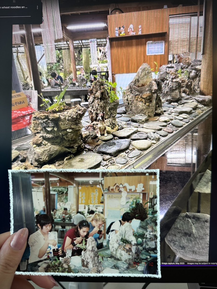 cyberbird's tweet photo. Sometimes you get an intense memory from 2004 of a place you went to in rural Japan and have to piece together your journal with whatever else you kept in order to triangulate it to somewhere in Ehime. Finding this Google photo compared to my physical print was SO satisfying. https://t.co/qODRp1adcY