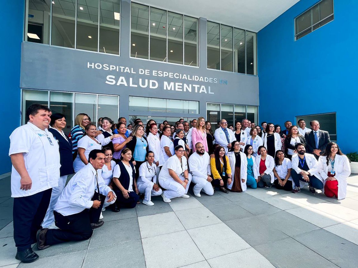 TabitaOrtizH's tweet photo. Celebro el arranque de operaciones del Nuevo Hospital de Especialidades en Salud Mental que abrió sus puertas el pasado 12 de junio, en Escobedo. 🌃

Aquí se brindará atención psicológica, psiquiátrica y neurológica. 🏥🧠🥰

#TabitaOrtiz #Salud  #NuevoLeon #SaludMental #Unidos https://t.co/LiAwllzQ0C