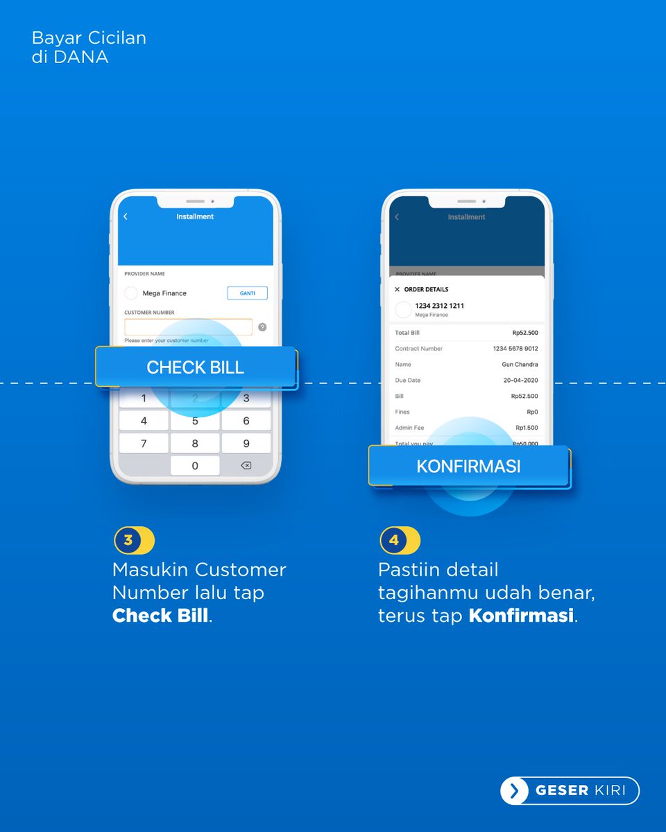 danawallet's tweet photo. Gimanaa, udah bayar cicilan belum? 😅
Yuk langsung bayar cicilanmu di DANA, karena sekarang providernya semakin banyak! Bayarnya makin mudah dan #BebasDrama pastinya! https://t.co/5QbygM6pXL