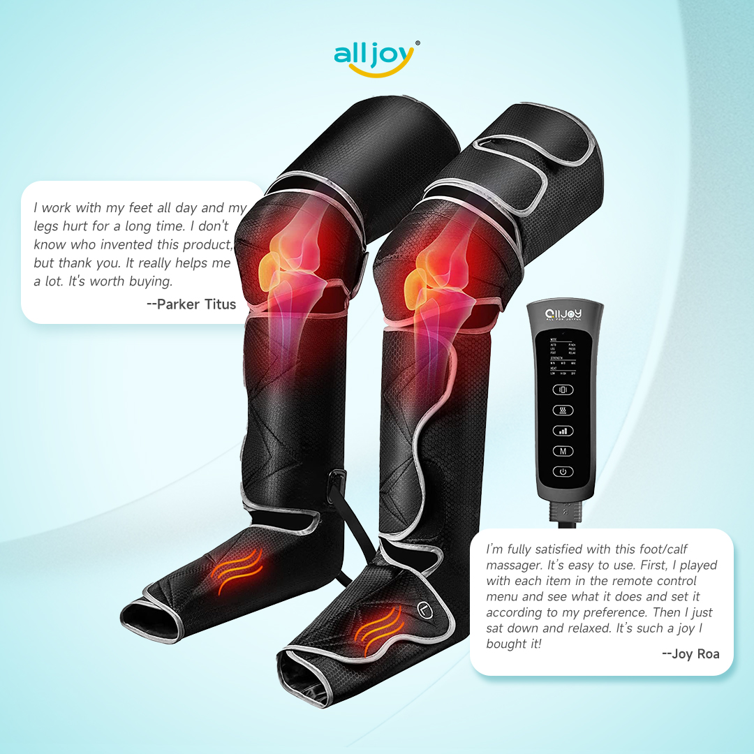 alljoy_official's tweet photo. Every positive review we receive lights up our day ✨Learn more: https://t.co/XG5VhpQj2X
#ALLJOY #goodreviewproduct #legmassage #legmassager #gymgirl #sleeptips #fitnessmotivation #yogamassage #wellnessathome #bodycare #Threads #Keke #AEWDynamite📷 #SistasOnBET #Meta https://t.co/sgn5DAS75G