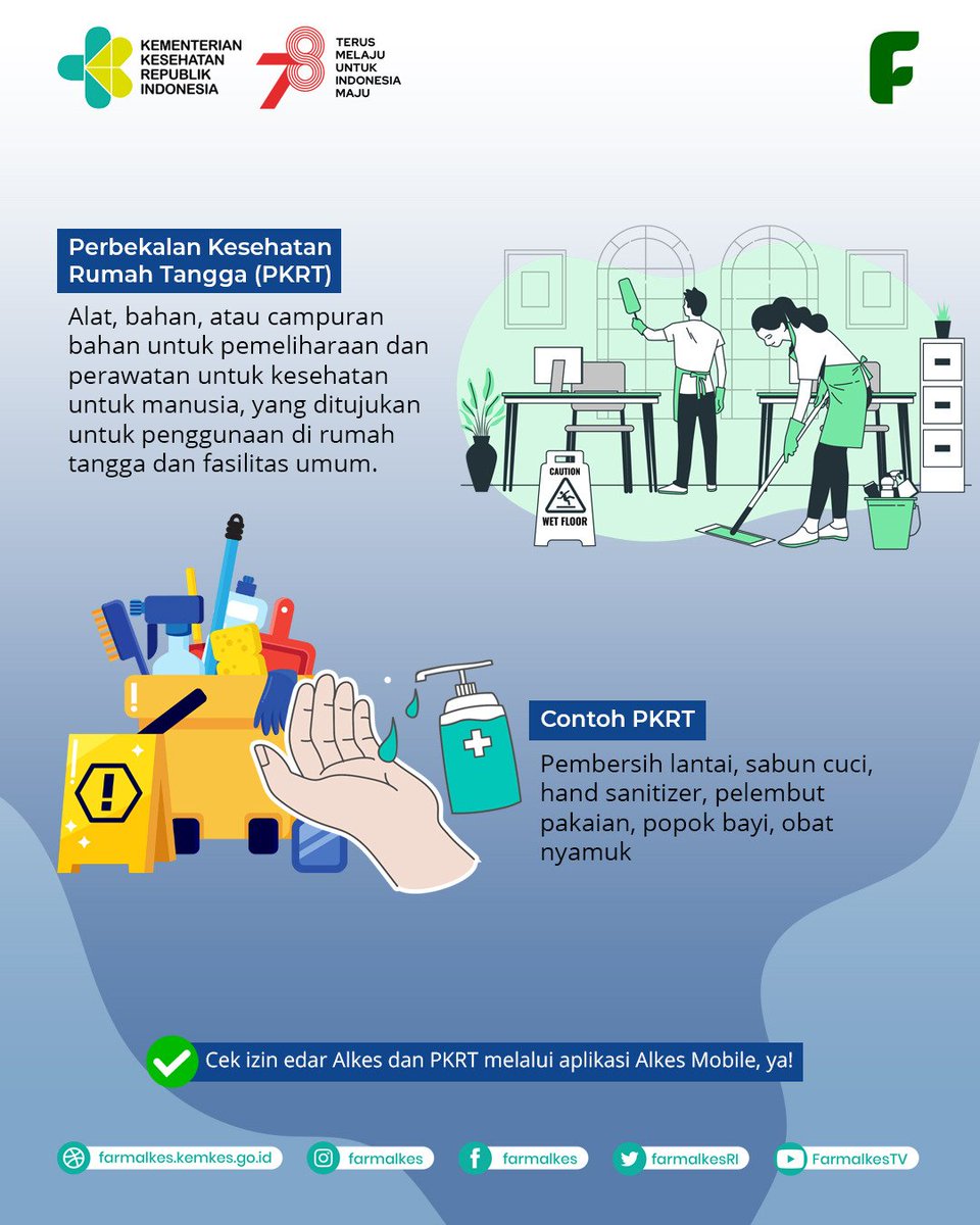 farmalkesRI's tweet photo. Hai #SobatSehat,
Suka bingung membedakan antara #AlatKesehatan dan #PKRT?
Yuk, kenal lebih dekat dengan dengan Alat Kesehatan dan PKRT.
Jangan lupa selalu pastikan izin edar Alkes dan PKRT yang Sobat Sehat pakai di Alkes Mobile, ya!
Salam Sehat
#FarmalkesRI #Alkes #PKRT https://t.co/p6So2F3ZOI