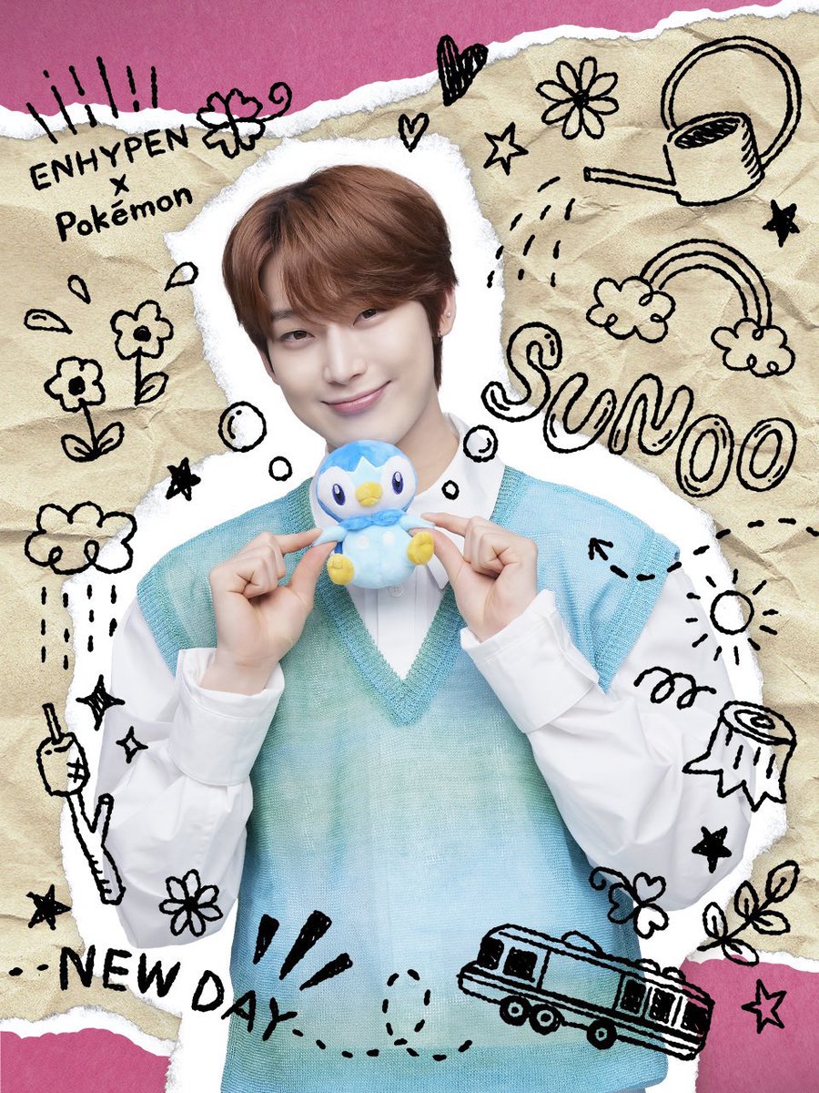 momentssonder's tweet photo. With piplup 🩵 #SUNOO https://t.co/SbmNvJ7uop