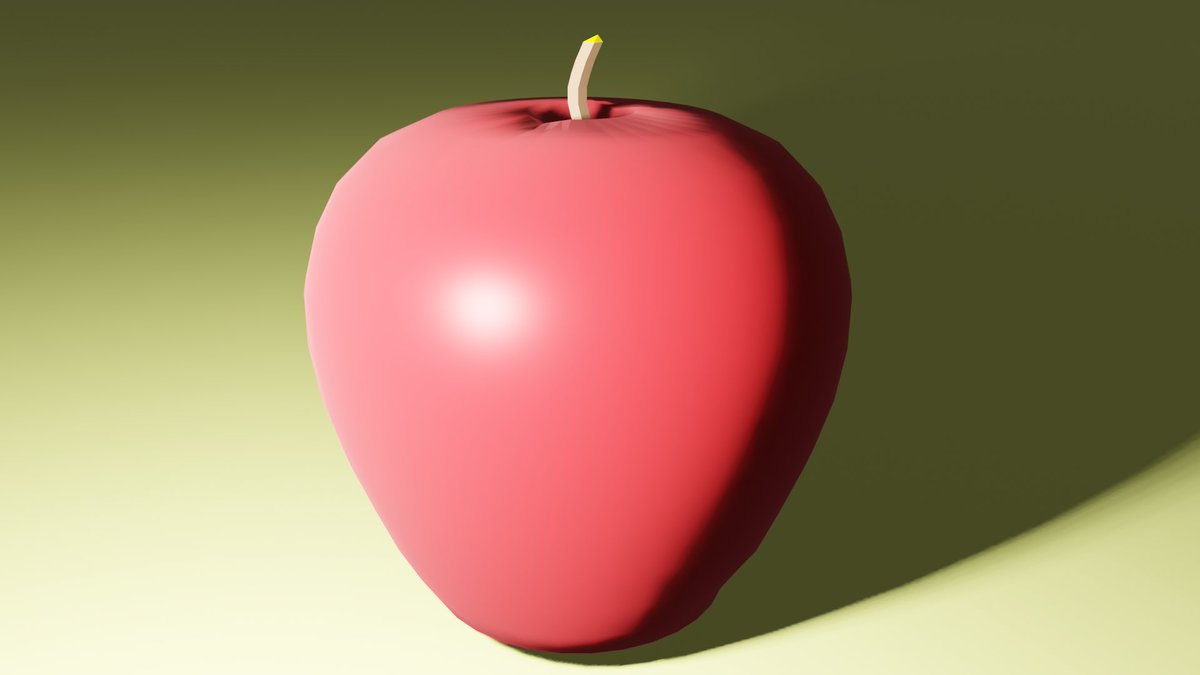 MrSexyFan1's tweet photo. #Blender #3DModel #Model #BlenderModel #Apple #AppleModel https://t.co/SCqWlgULrb