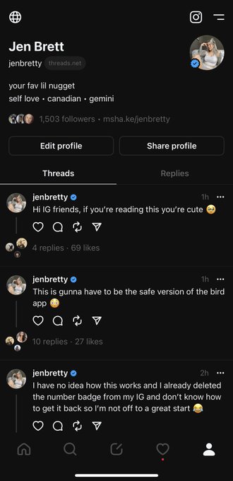 Wanna be friends on there???? My username is the same as on here. https://t.co/yBFQRMtY4n