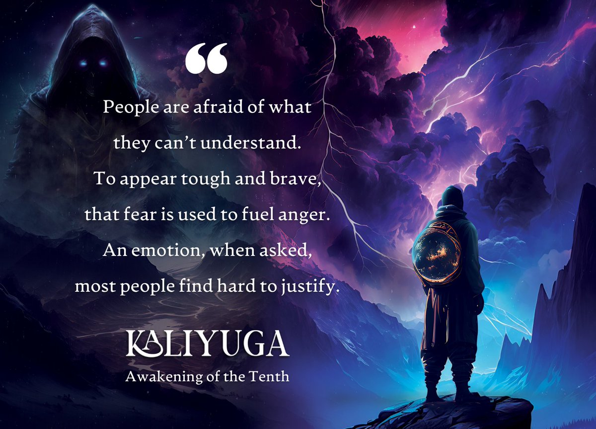 Do you make an effort to be better informed, or are you the tough one?

I discuss in ‘Kaliyuga: Awakening of the Tenth’, my debut mythological science fiction book, already in it's 2nd print, available on Amazon. Link in profile.

#kaliyuga