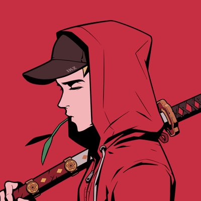beanz_id's tweet photo. Found another red hood with katana!! #NewProfilePic #redhoods @Azuki https://t.co/ME8kUOCUaK