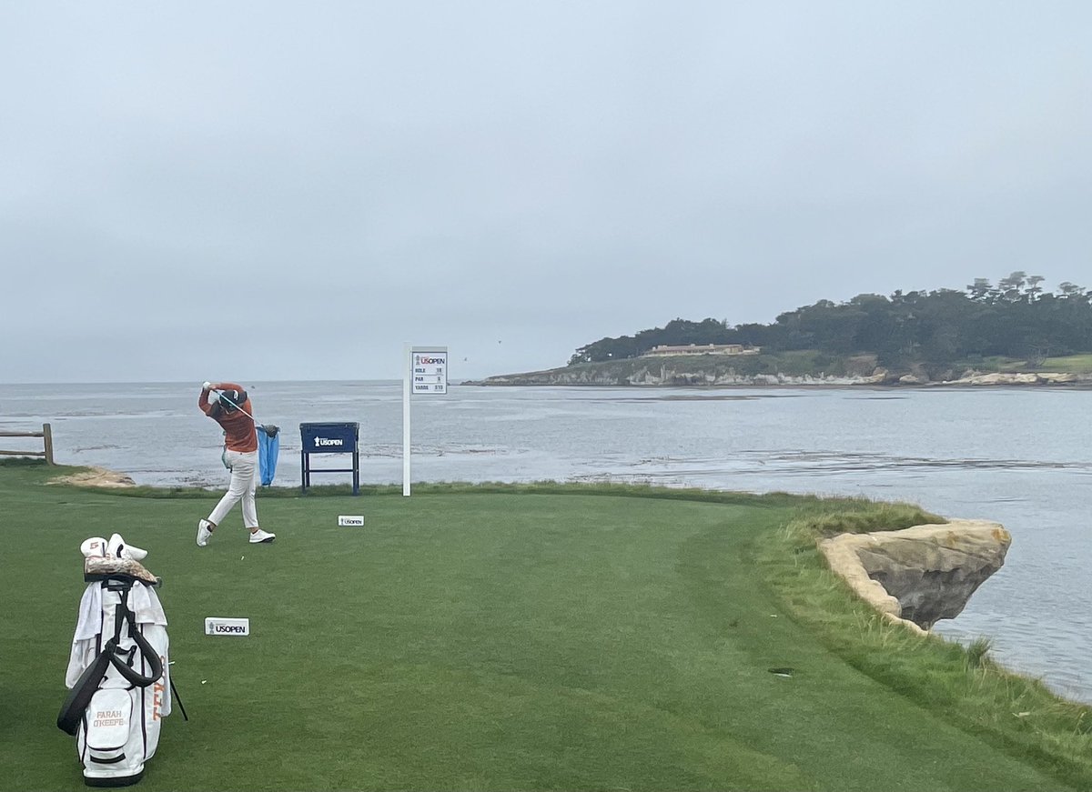 Been busy preparing for #USWomensOpen Tomorrow’s tee time: 12:45 at iconic #PebbleBeach #golf