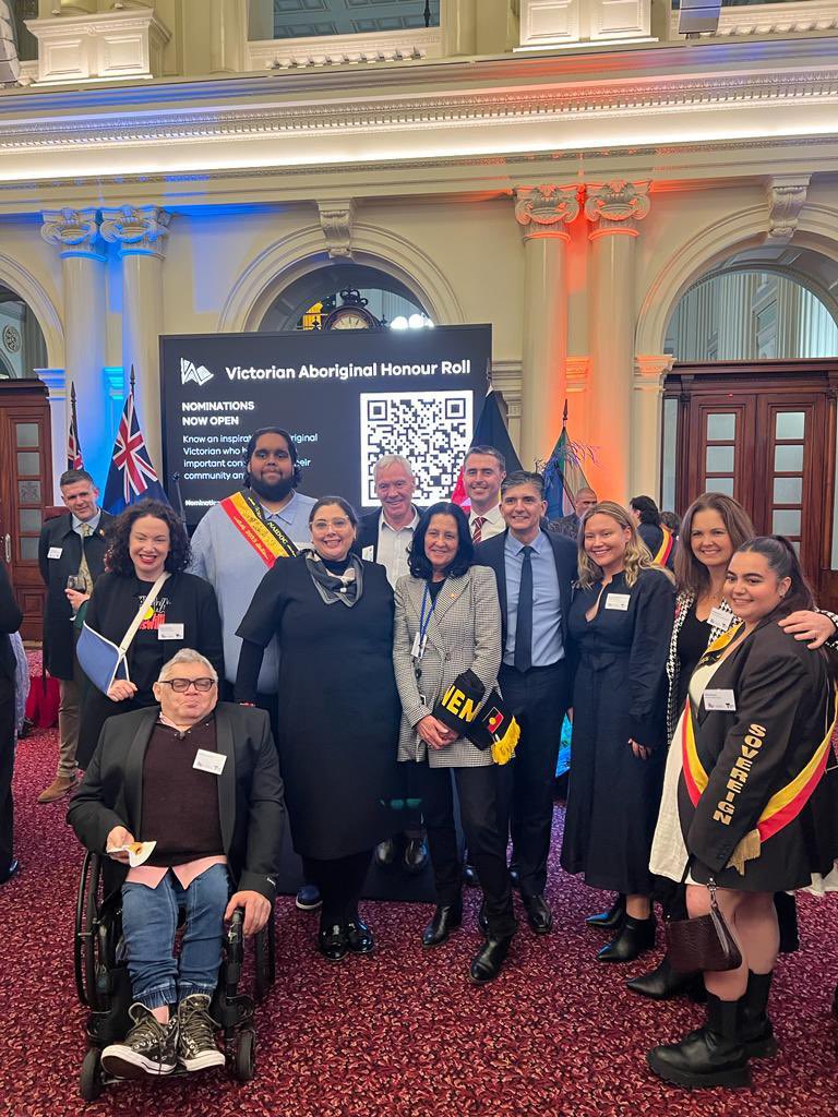 Deadly to celebrate NAIDOC week at the State Reception with such a great mob 🖤💛❤️