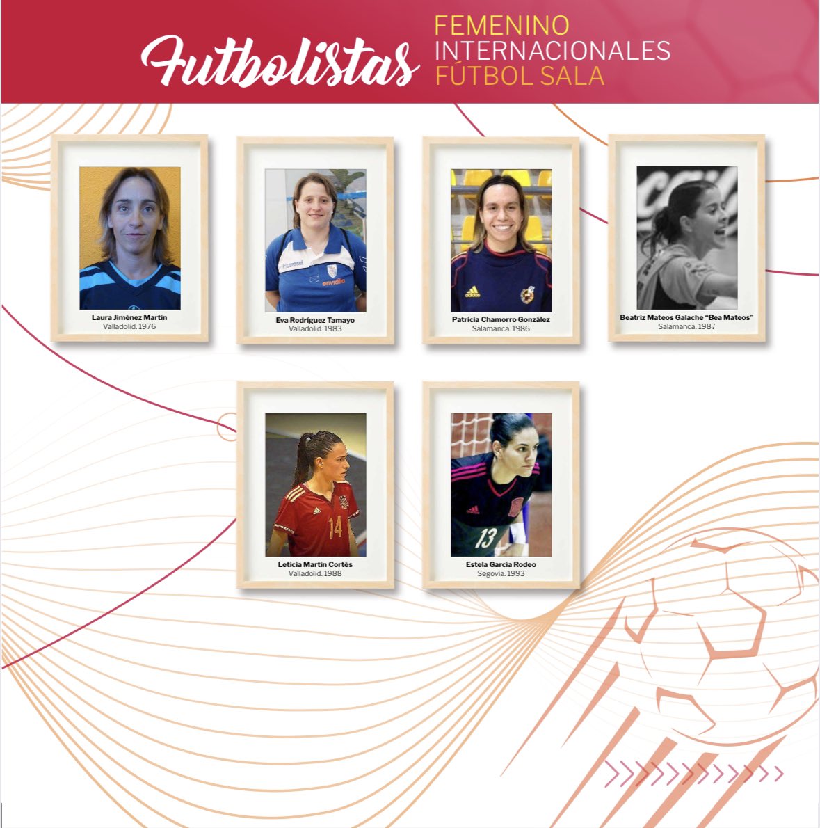 lmcortes14's tweet photo. ¡Qué honor estar aquí! Gracias @FCyLF Recuerdos compartidos @bmgalache @evarota @patrichamorro #Estela #LauraJiménez 
#futbolsala #futsalcyl https://t.co/ajOkfxLVXY