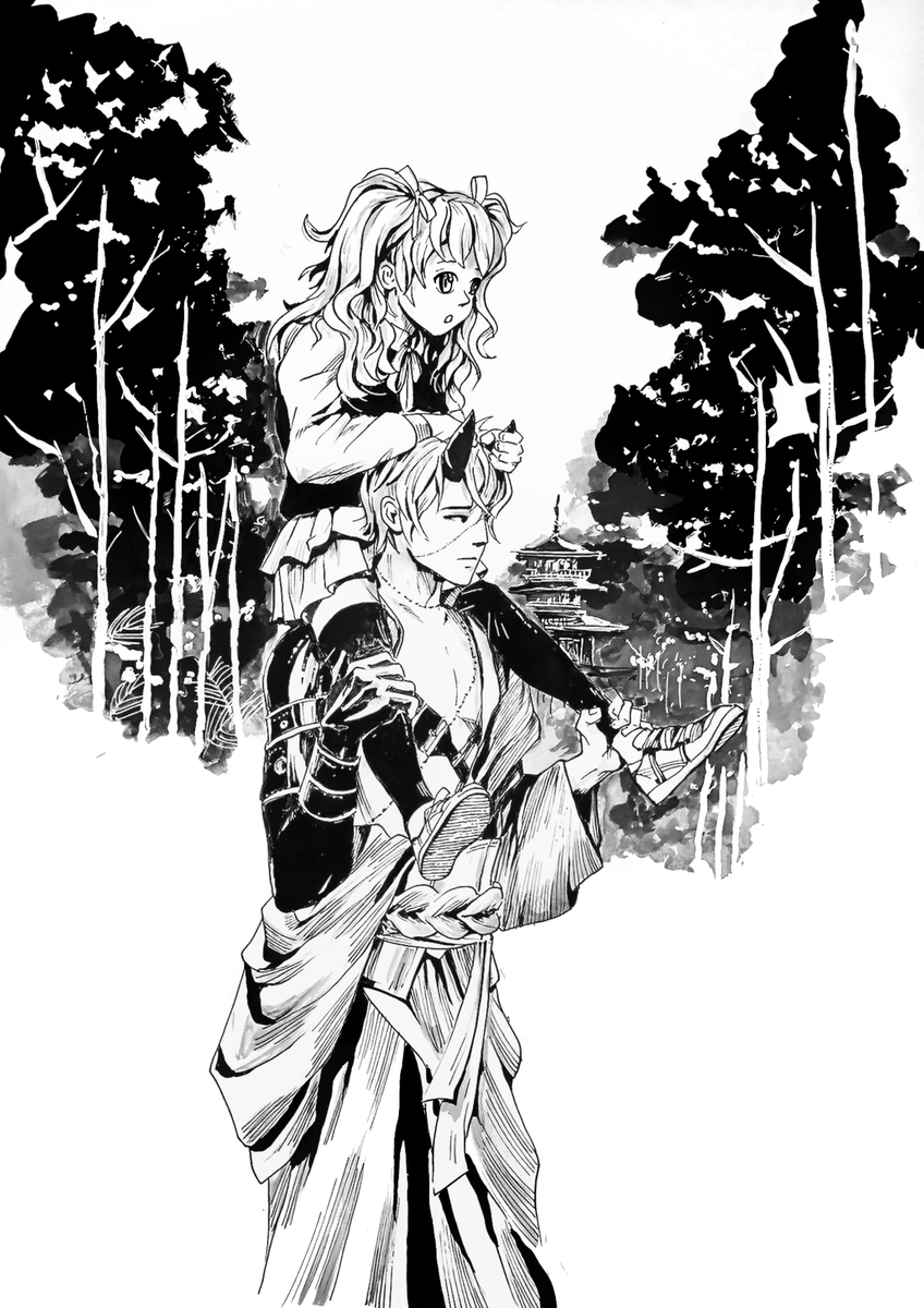 RhaegarVT's tweet photo. Lagi bawa @thaliabeauvoir jalan2, karena papanya lagi sibuk mengais rezeki (donothon yang katanya speedrun).
Art by: @ReksaX2125
I really like B&W art 😌
#RhaegArt #VoirArt https://t.co/dRoZB3oELV