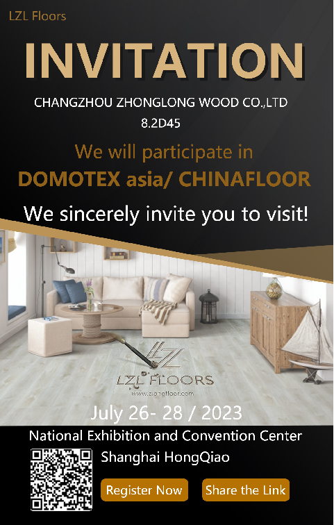 lzl_floors's tweet photo. Welcome to our booth in DOMOTEX asia/ CHINAFLOOR!!!

#flooring#floors#spcflooring#wpcflooring#vinylflooring#interiordesign#interior#architecture#flooringideas#home#renovation#flooringdesign#homedesign#floordesign#flooringinspiration#flooringtrends#commercialflooring#homeflooring https://t.co/mhaHWlWMc6