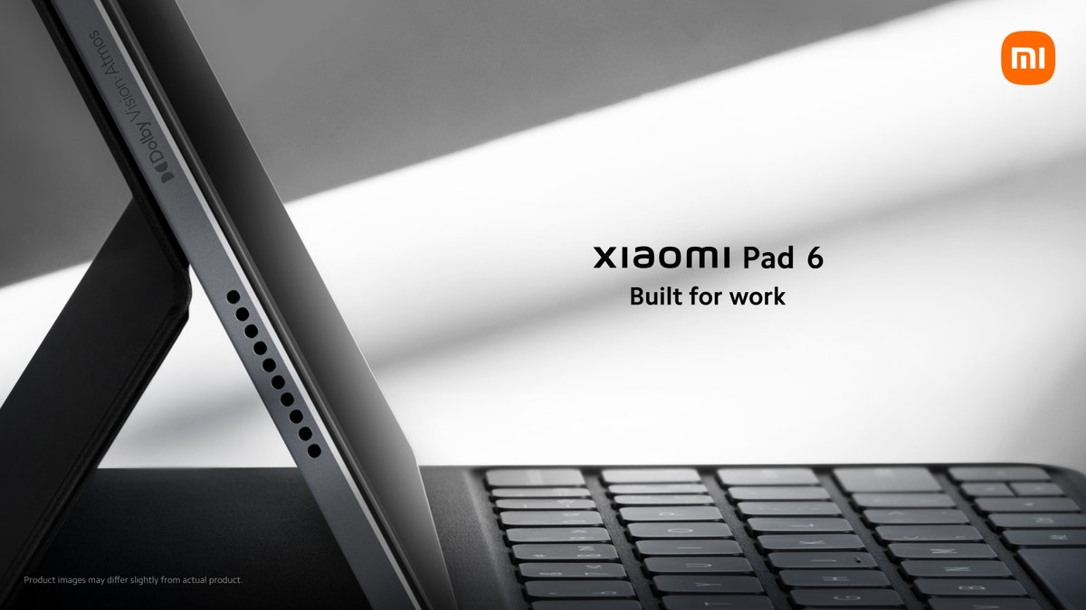 Xiaomi's tweet image. It&apos;s Friday, and time to level up your productivity! 💃

Your flagship working partner, #XiaomiPad6, is on its way.

#BuiltForWork #DesignedForEase
