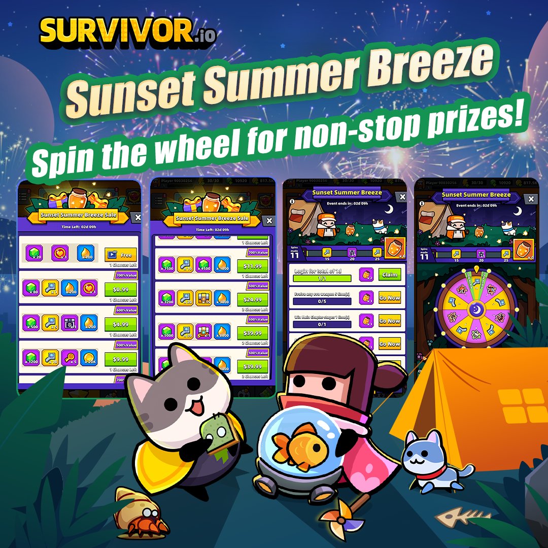 Survivor!.io on X: 🆒Mid-Year Shopping Fest Event coming soon! 🔥It's time  for the yearly Shopping Fest! Are Survivors ready for mega sale? 🕓Event  Period: 6/16 16:00 UTC+0 to 6/19 16:00 UTC+0 🛒Complete