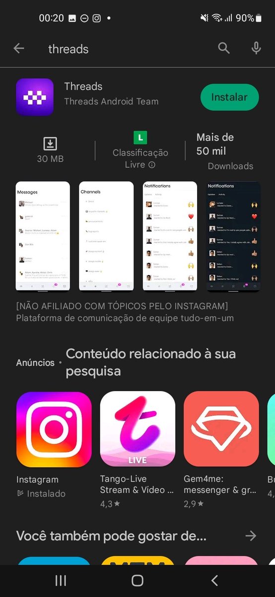 MeryMedeirox's tweet photo. É isso #Threadsbugou sumiu da #appstore Zuck tomou zuckada do Muska. O sonho começou e acabou.
Fim. 😆
#threads #twitter #instagram #meta #zuckerberg #Elonmusk
#bugou https://t.co/K310olLDSb