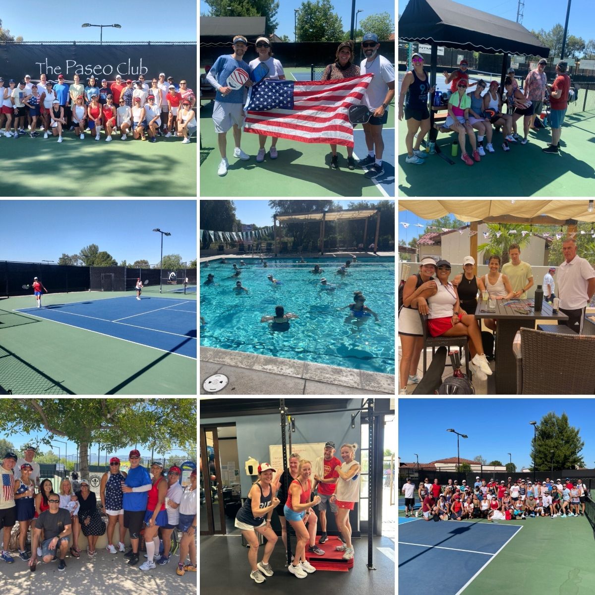 What is the junior tennis program at the Paseo Club?