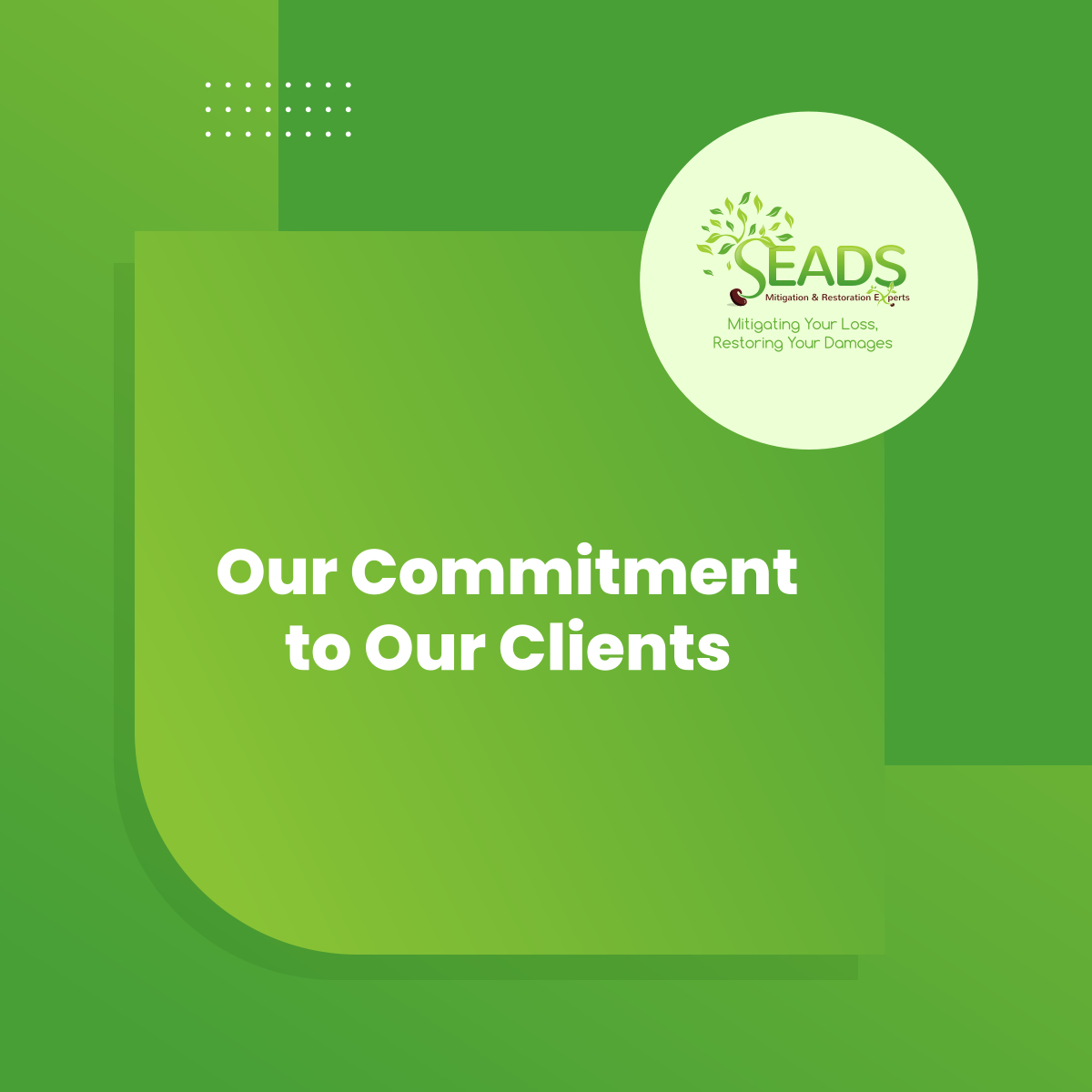 seadsmre's tweet image. Our Commitment to Our Clients

- Turning their uncertainty into confidence

- Restore the pristine beauty of their properties

- Fast reaction and reliable restoration services

- Address the most intricate and worst property damages

#OurCommitment #ReliableServices