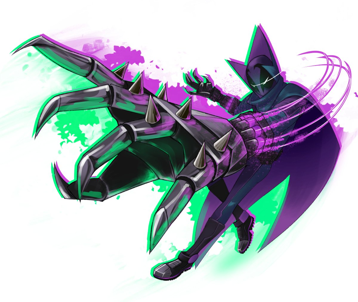 #AaronDavis, aka #TheProwler >:)
Love this character, he's quite actually #him