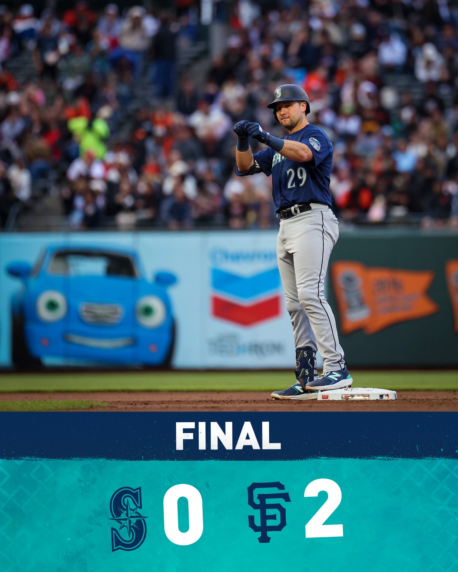 Mariners at Giants / Twitter