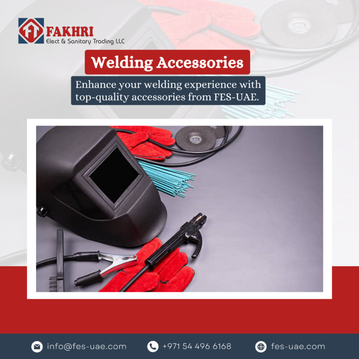 Spark Your Welding Mastery: Elevate Your Craft with Premium Accessories & Unleash Precision for Seamless Results. Explore FES-UAE's Top-Notch Welding Gear Today! 

Visit us at:fes-uae.com
.
.
#FakhriElectAndSanitaryTrading #WeldingAccessories #QualityTools