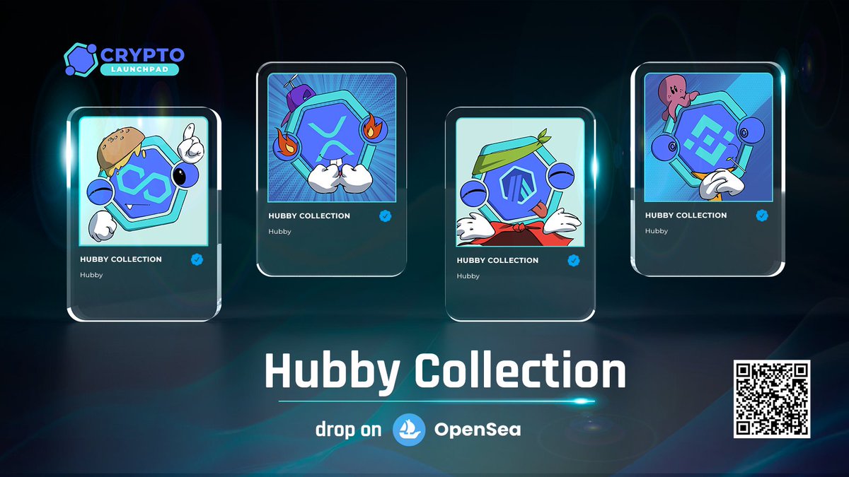 CryptoHub_Tools's tweet photo. ⚡ Hubby Drop - Genesis Collection ⚡

Each Hubby is a carefully crafted masterpiece with 🏆 prizes inside waiting to be discovered 🔮

🪙  $HUB Tokens          🖼️ Shareholder NFTs    🏆 3.000$ USDT

Hubby Article: https://t.co/XlTvYw4yN5
Opensea Drop: https://t.co/ZOImNA1pSK